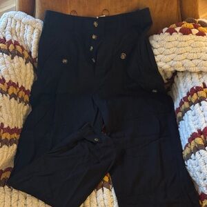 Express Black Button-Up Pants